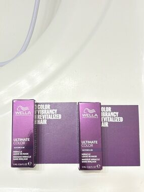 Wella Ultimate Color Miracle Leave-In Mask - 2 for $8. (0.16 fl oz each)
